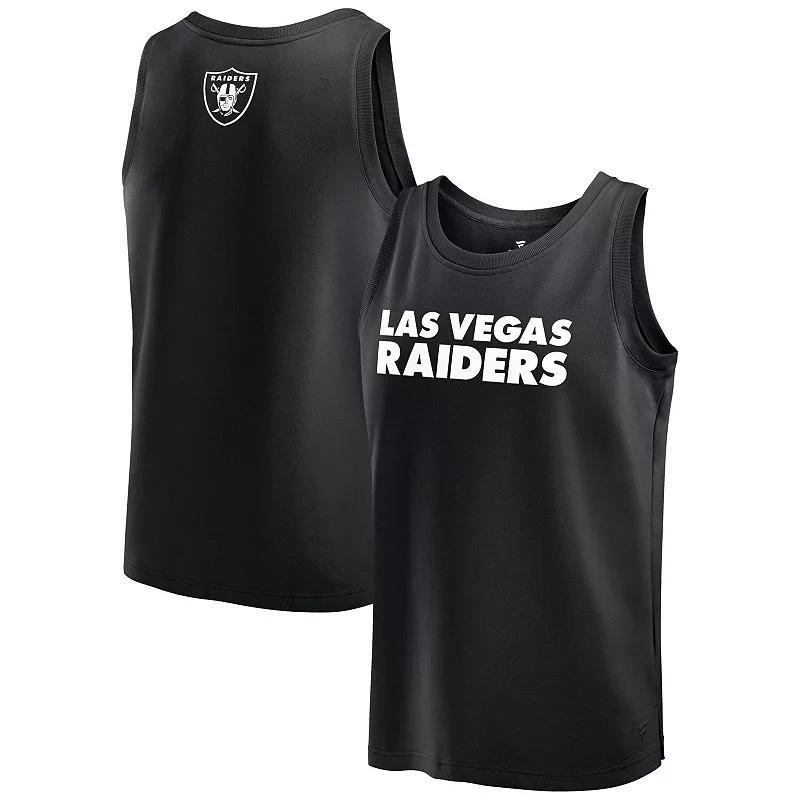 Fanatics Mens Black Las Vegas Raiders Elements Tank Top Product Image