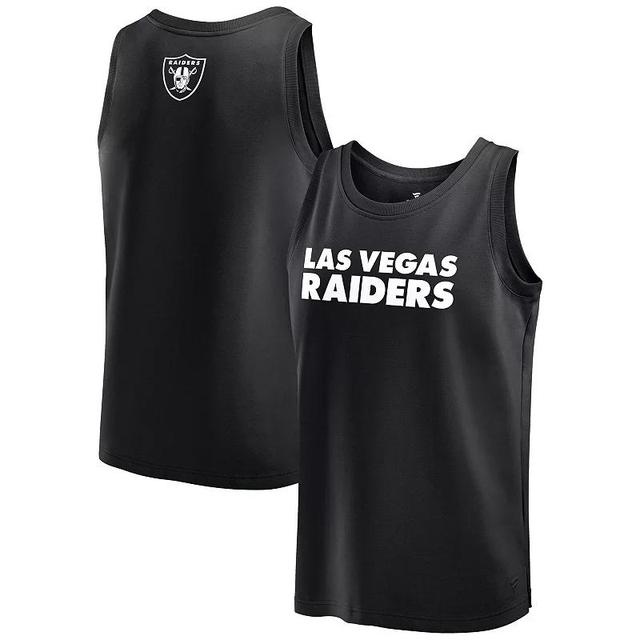 Mens Fanatics Black Las Vegas Raiders Elements Tank Top Product Image