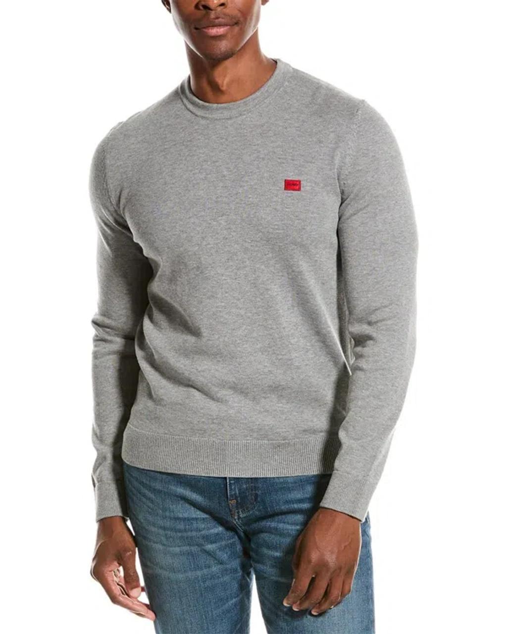 Hugo  Crewneck Sweater In Grey Product Image