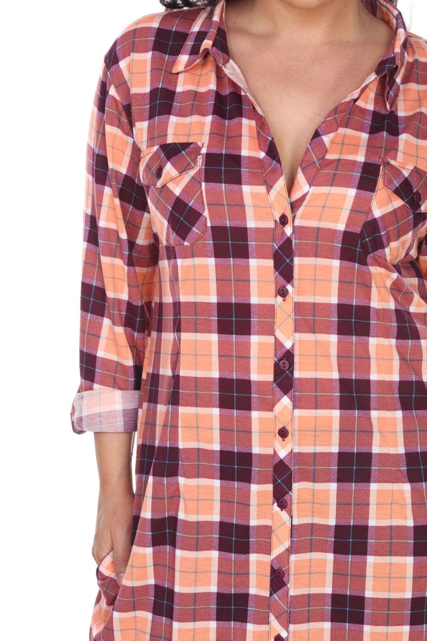 Piper Stretchy Plaid Tunic - Plus Product Image