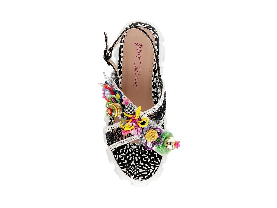 Betsey Johnson Womens Graysen Embellished Foam Sandals Product Image