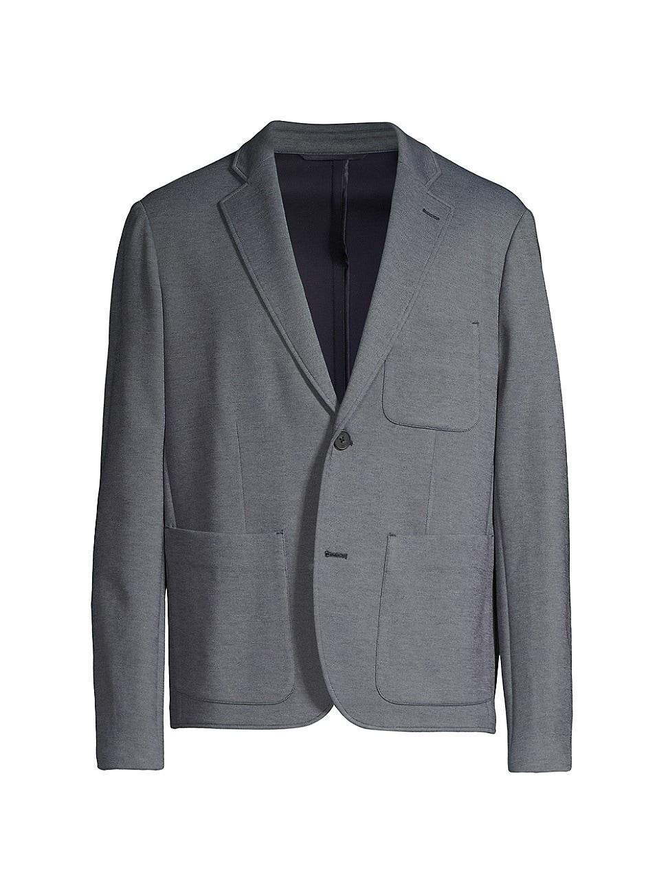 Mens Cotton-Blend Two-Button Blazer product image