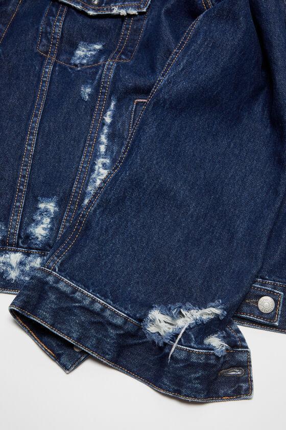 Distressed denim jacket - Relaxed fit Product Image