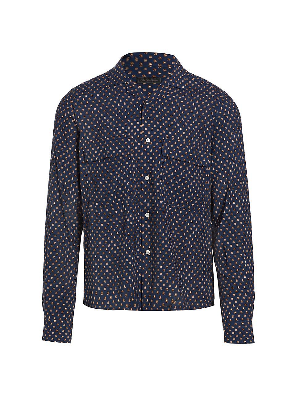 Mens COLLECTION Medallion Woven Button-Up Shirt Product Image