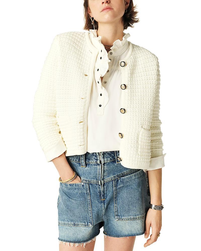 ba & sh Gaspard Crewneck Cardigan Sweater Product Image