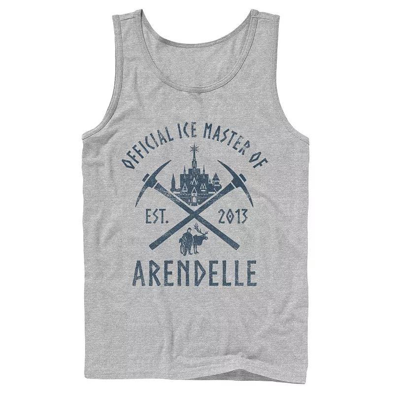 Mens Disney Frozen Official Ice Master Of Arendelle Tank Top, Boys Athletic Grey Product Image