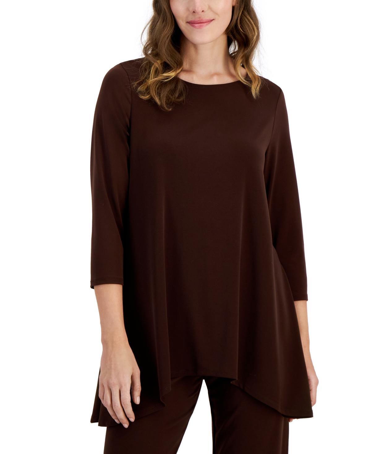 Jm Collection Womens 3/4-Sleeve Knit Top, Created for Macys Product Image