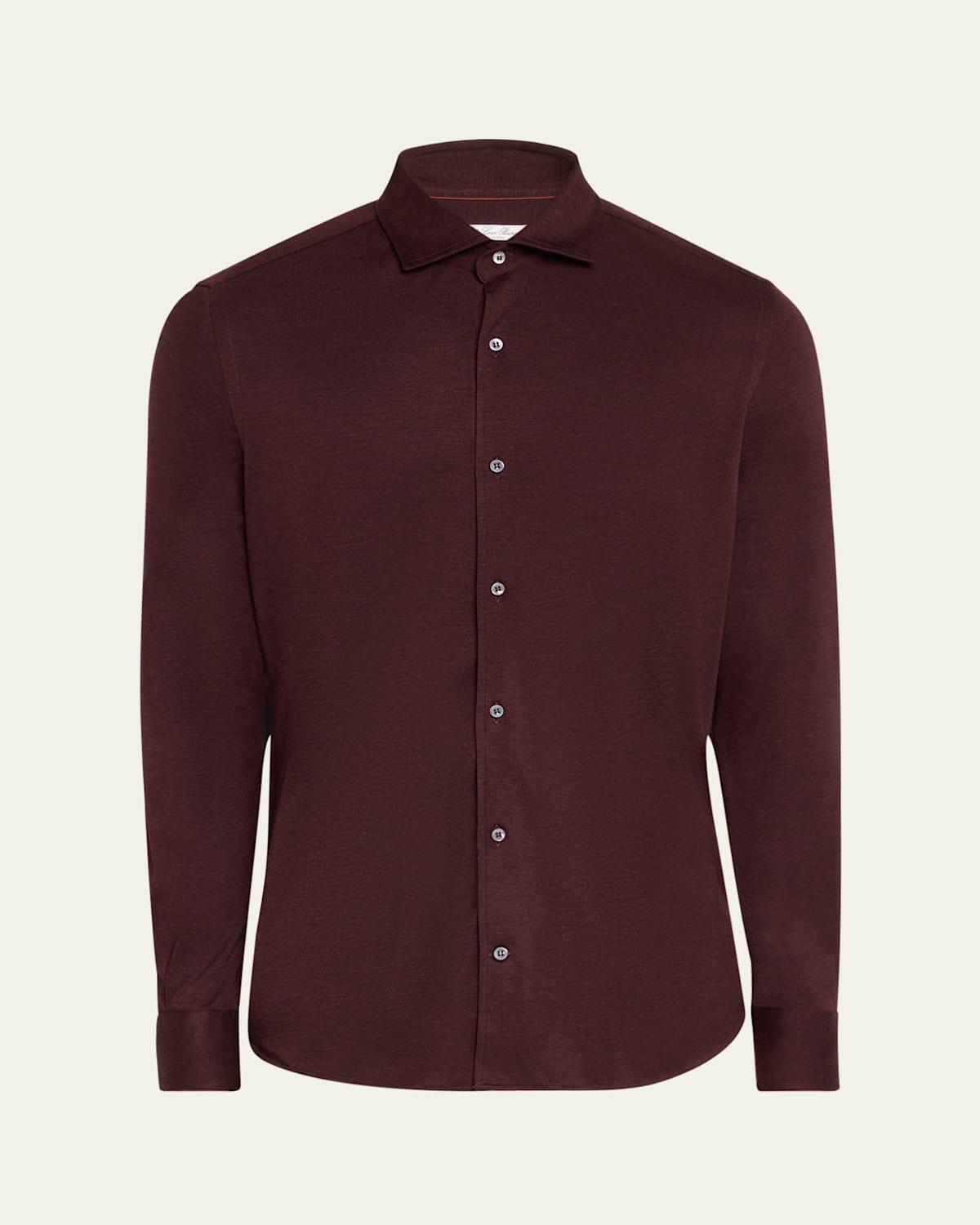 Mens Andrew Cashmere-Silk Sport Shirt product image