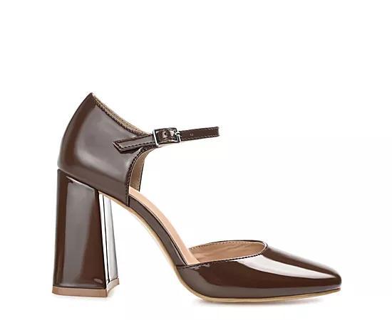 Journee Collection Hesster Womens Ankle Strap Heels Product Image