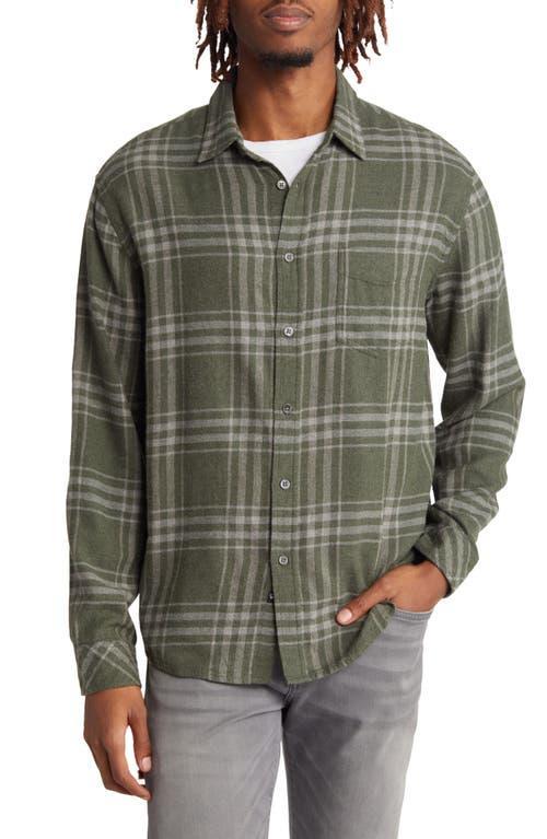 Rails Lennox Relaxed Fit Plaid Cotton Blend Button-Up Shirt Product Image