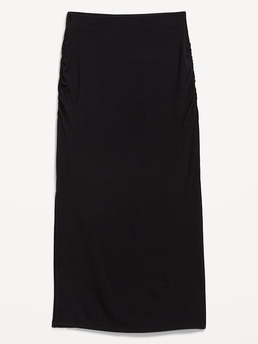 Ruched Maxi Skirt Product Image