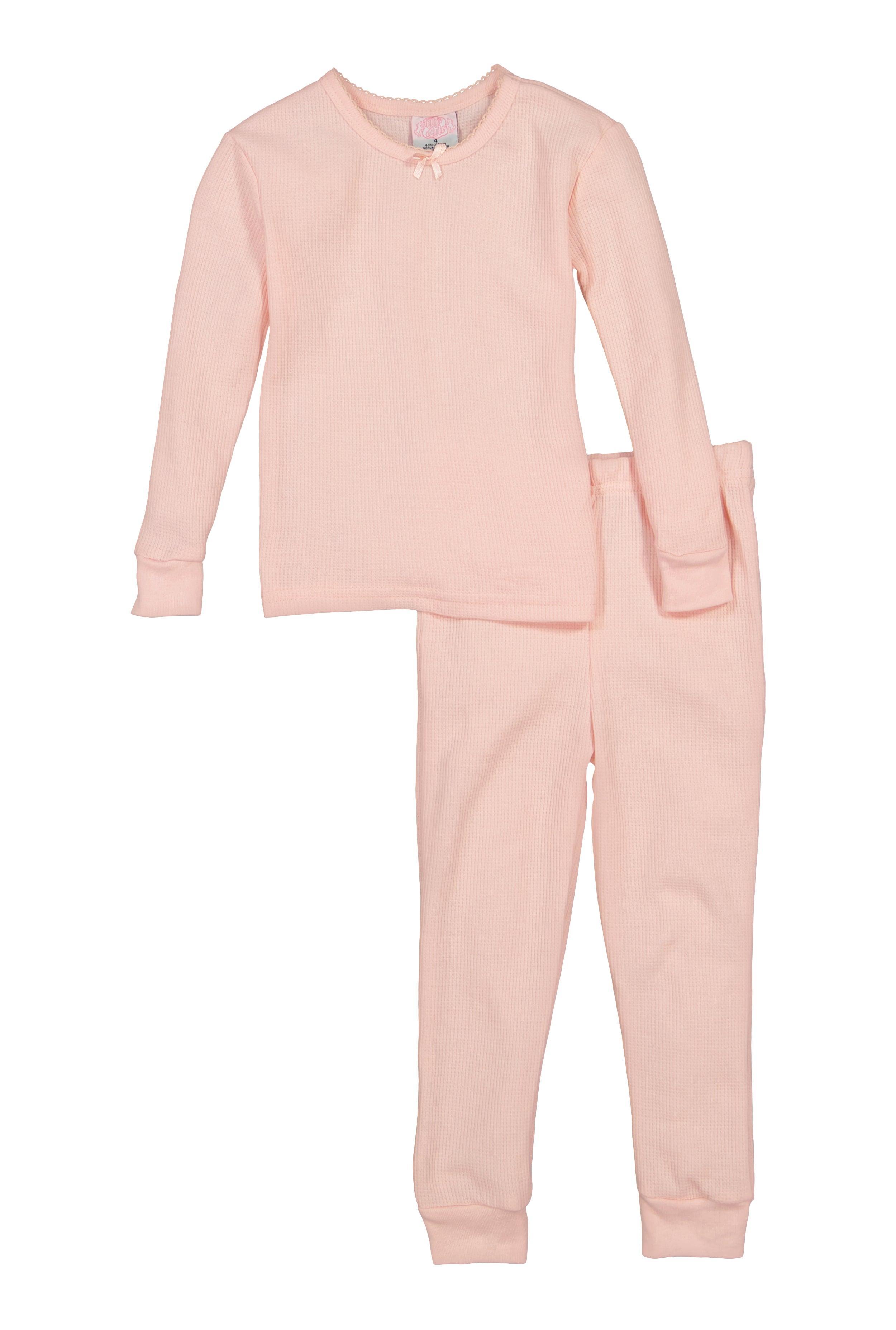 Womens Little Girls Thermal Top and Pants Product Image