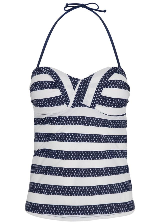 Bandeau Tankini Top - Sailor Blue Product Image