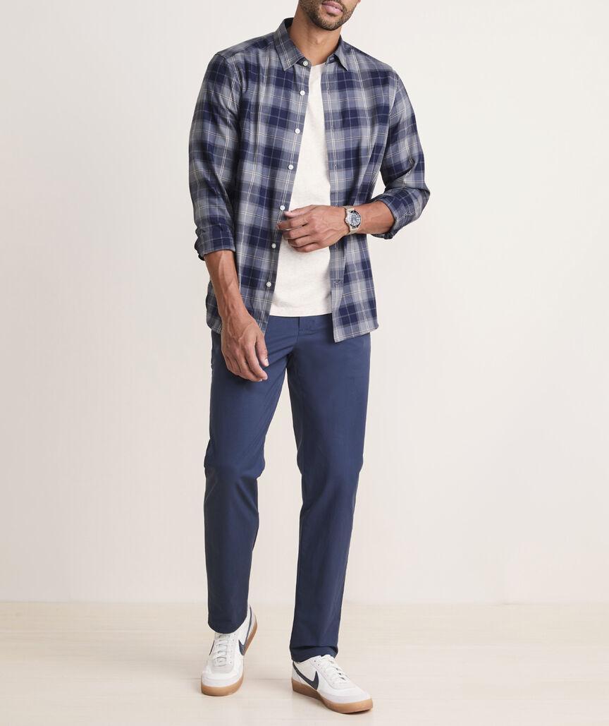 On-The-Go Brushed Twill Check Shirt Product Image