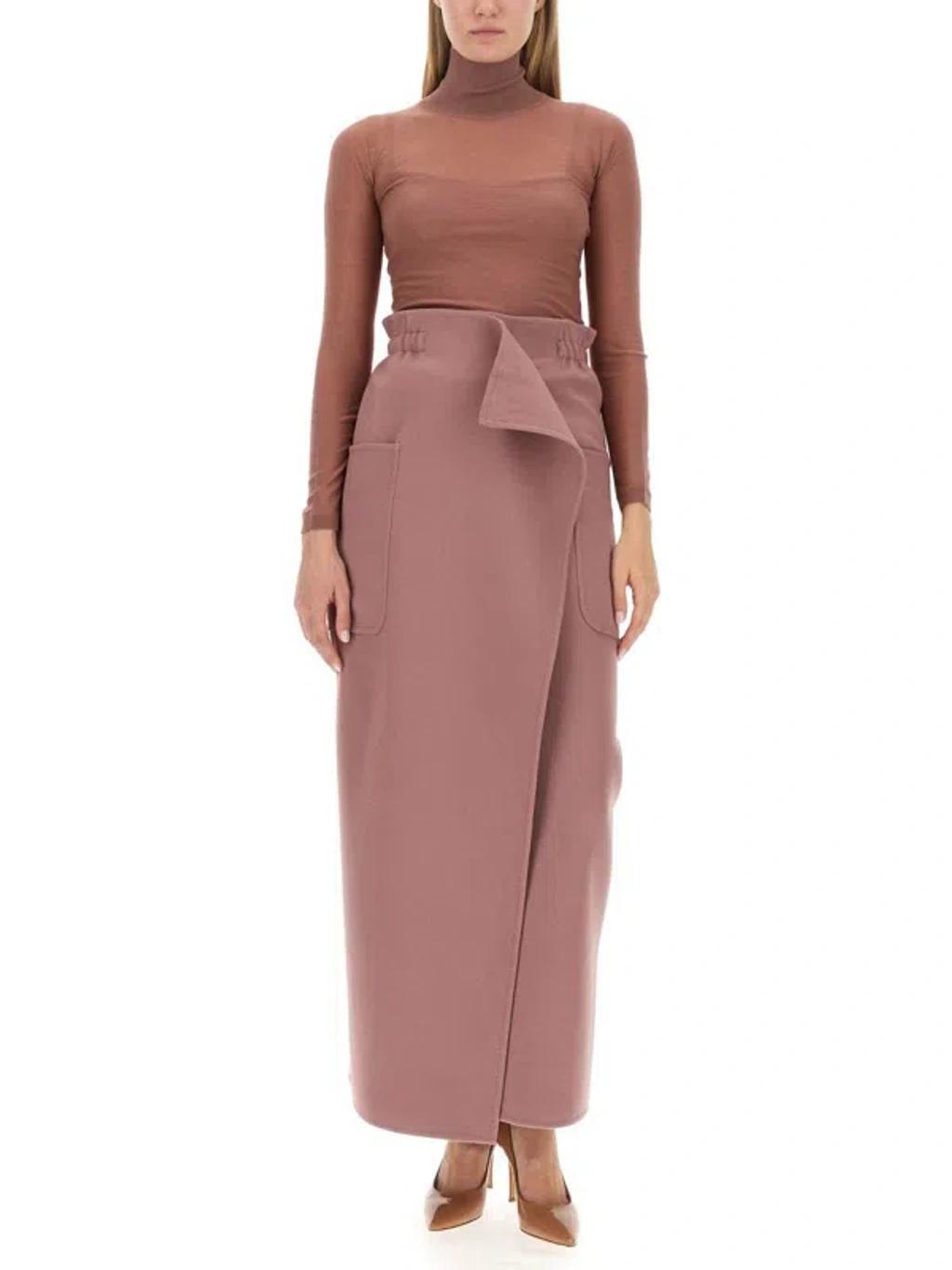 MAX MARA Turtleneck Long In Pink Product Image