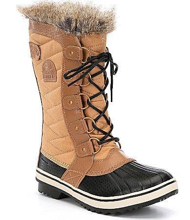 Sorel Womens Tofino II Faux Fur Lace-Up Waterproof Cold Weather Boots Product Image