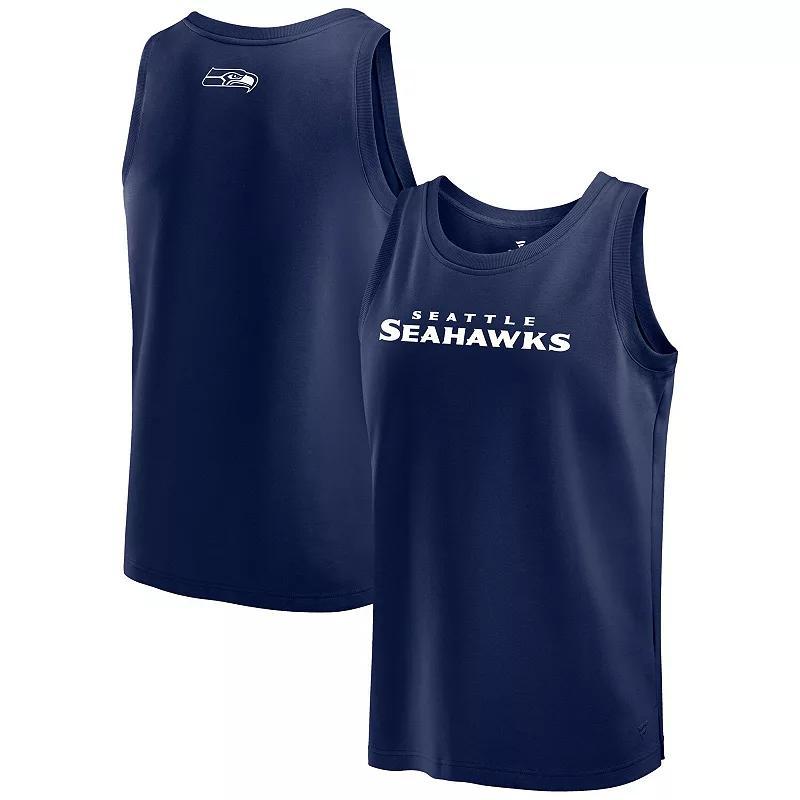 Mens Fanatics College Seattle Seahawks Elements Tank Top Blue Product Image