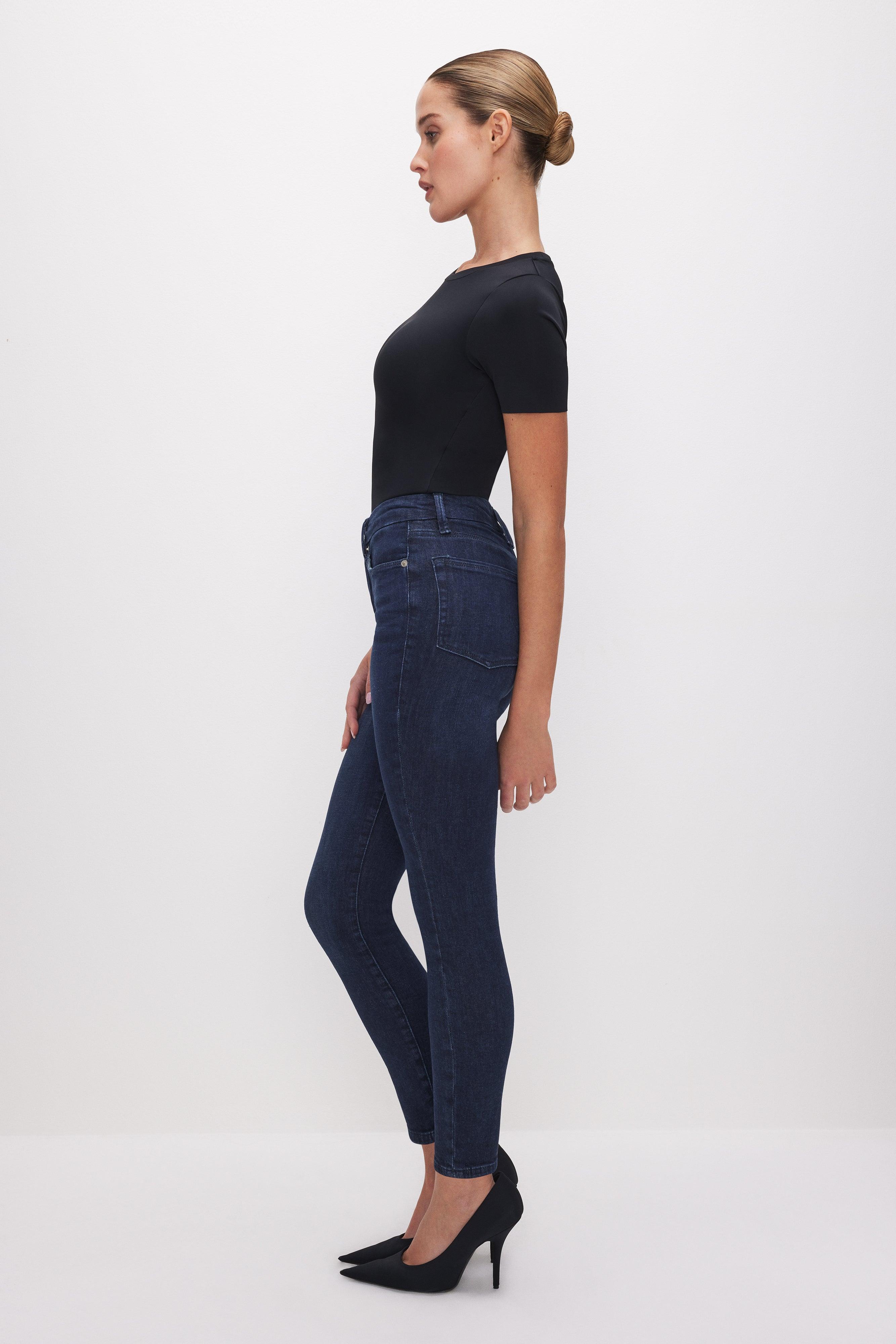 GOOD LEGS SKINNY CROPPED JEANS | BLUE224 Product Image