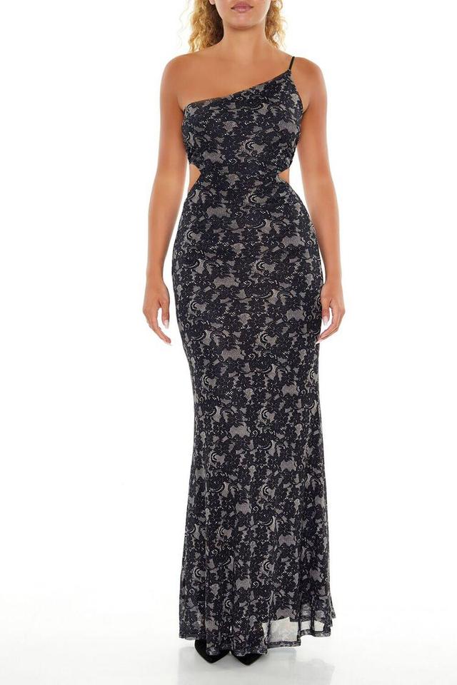 Floral Lace Cutout Maxi Dress | Forever 21 Product Image