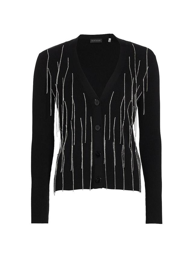 Womens The Brittany Rhinestone Cardigan Product Image