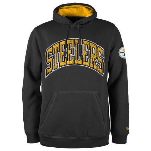 New Era Mens New Era Steelers Chenille Hoodie - Mens Product Image