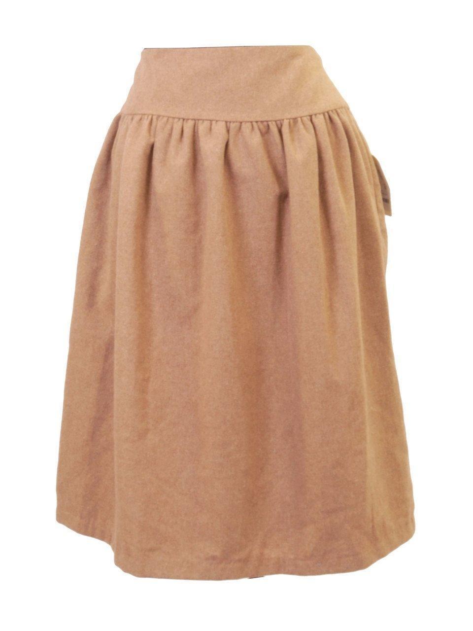 Rose Bleu Wool Skirt Product Image