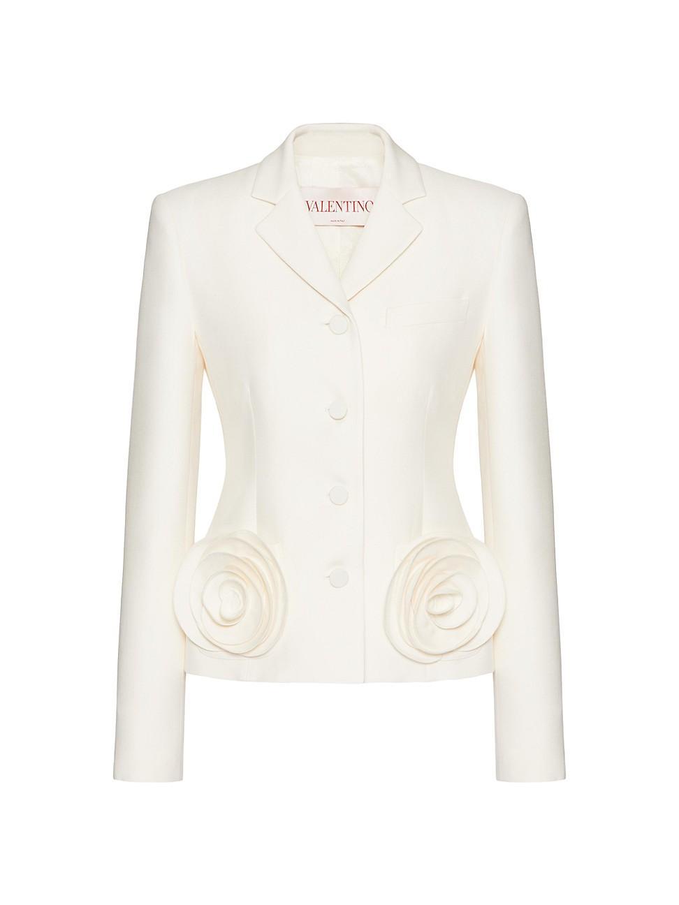 Womens Crepe Couture Jacket Product Image