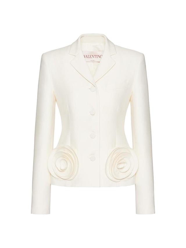 Womens Crepe Couture Jacket Product Image