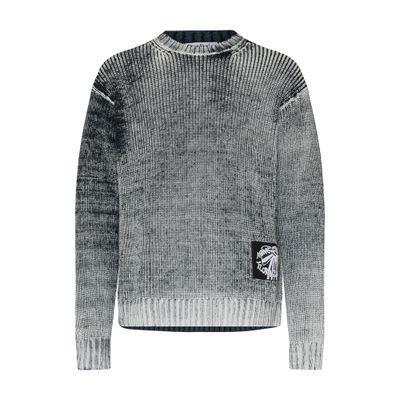 Round-neck Sweater In Off-white Product Image