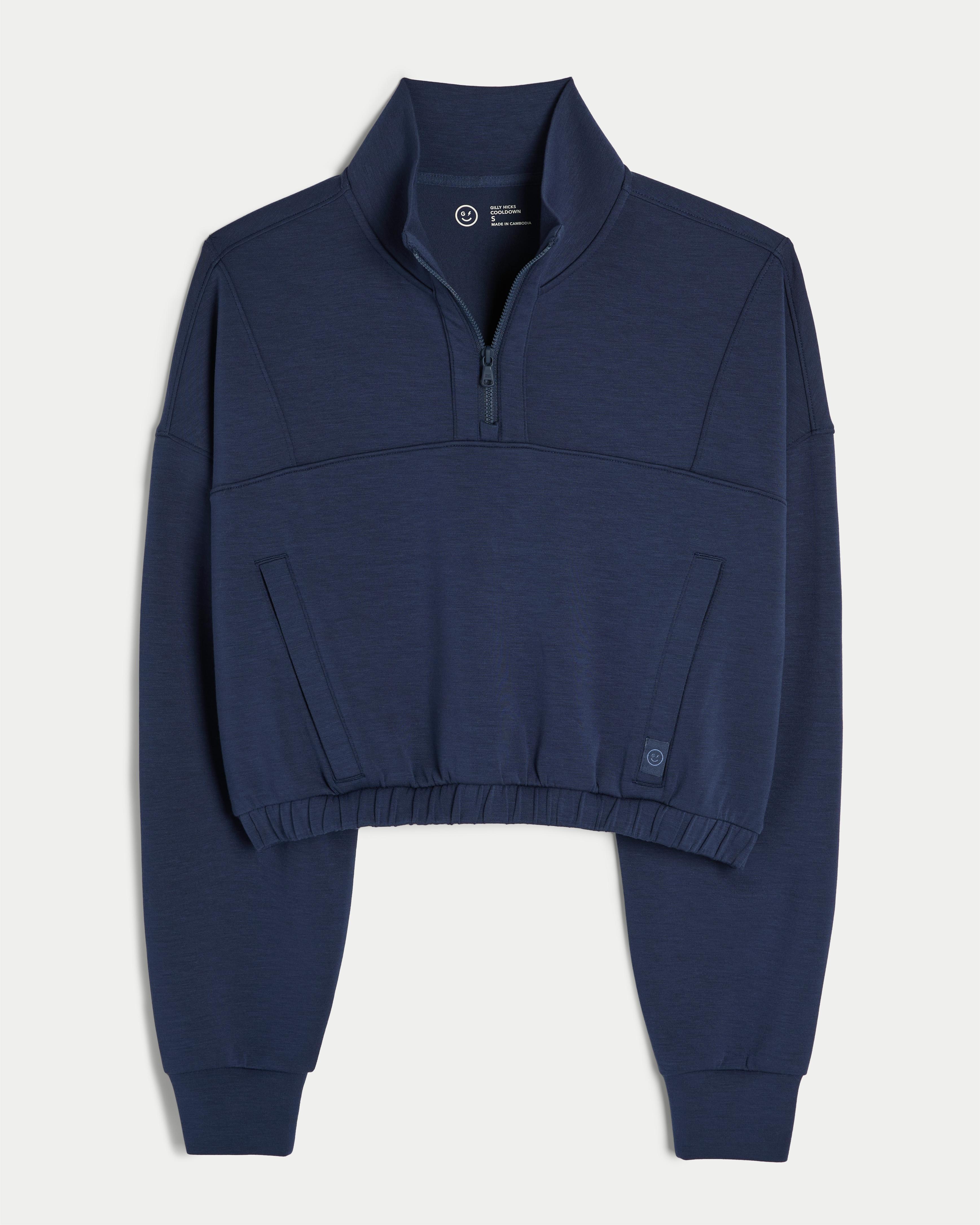 Gilly Hicks Active Cooldown Quarter-Zip Top Product Image