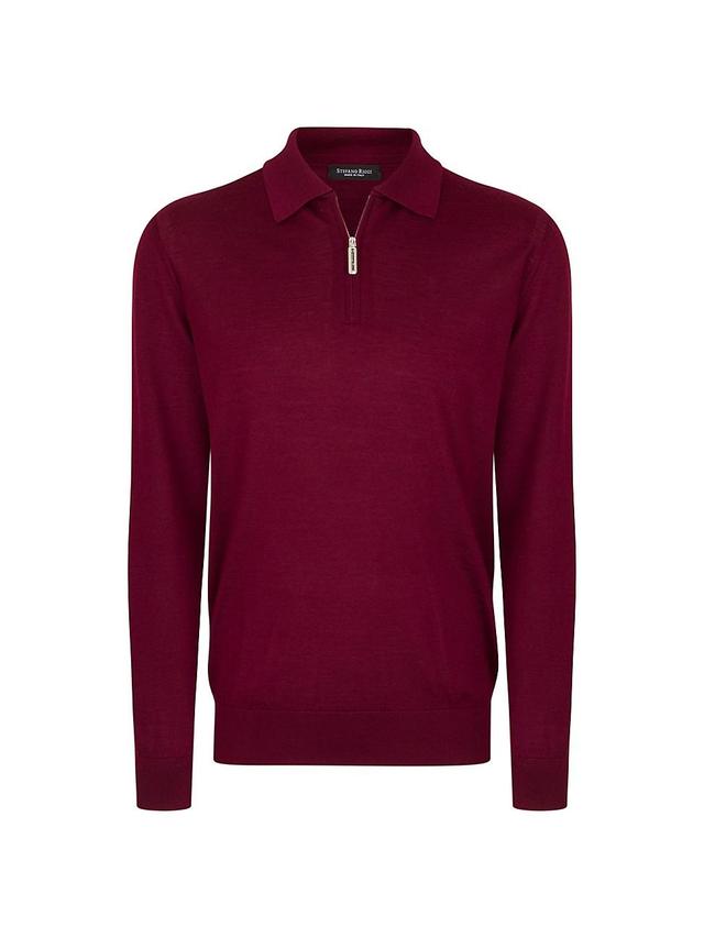 Mens Polo Sweater Product Image