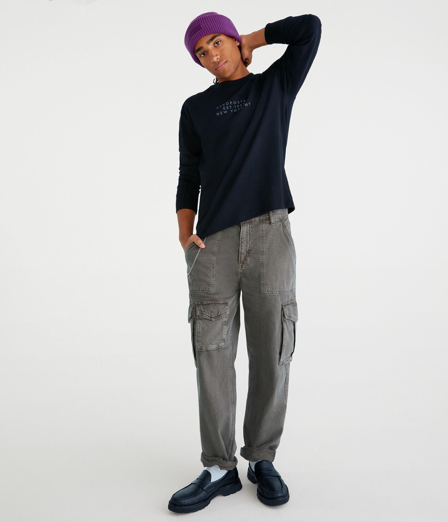 Long Sleeve Aeropostale 1987 Thermal Crew Tee Product Image