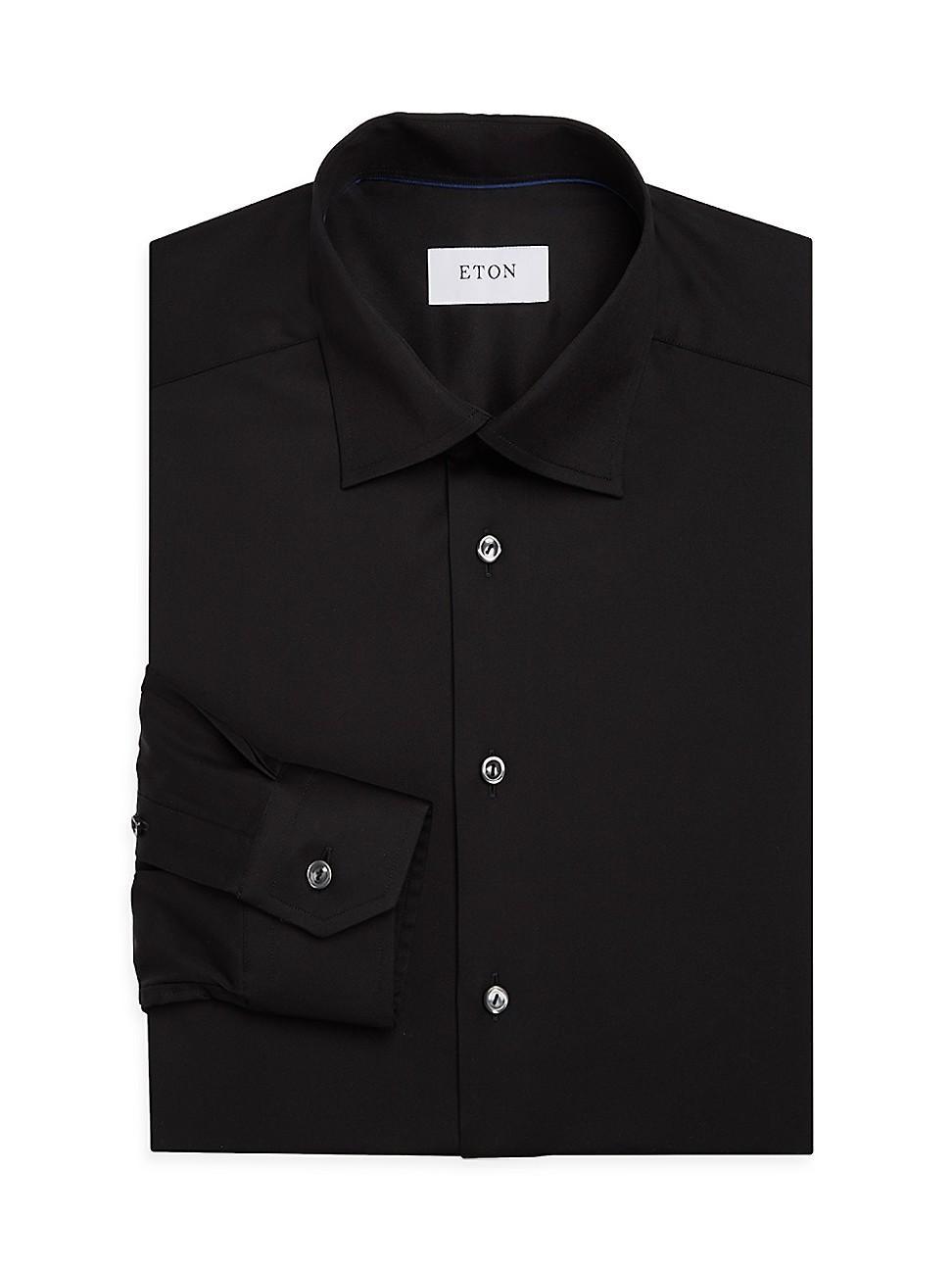 Eton Contemporary Fit Twill Dress Shirt Product Image