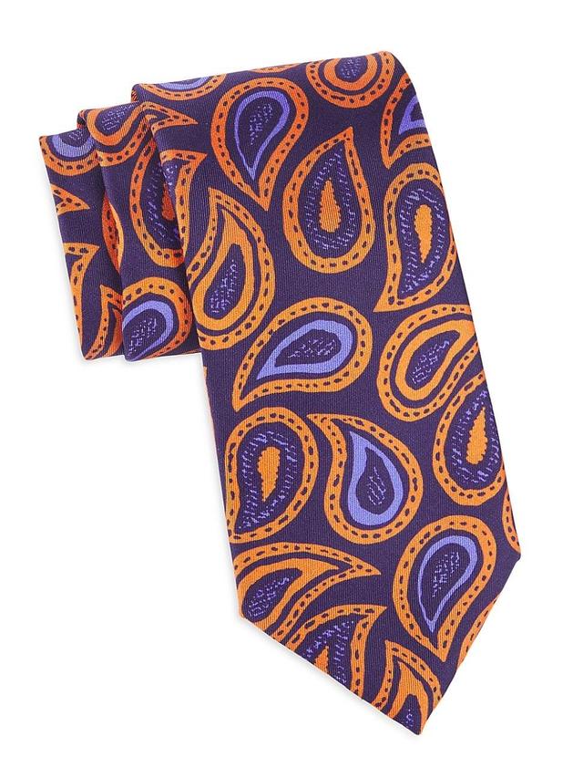 Mens Novel Paisley Silk Tie Product Image