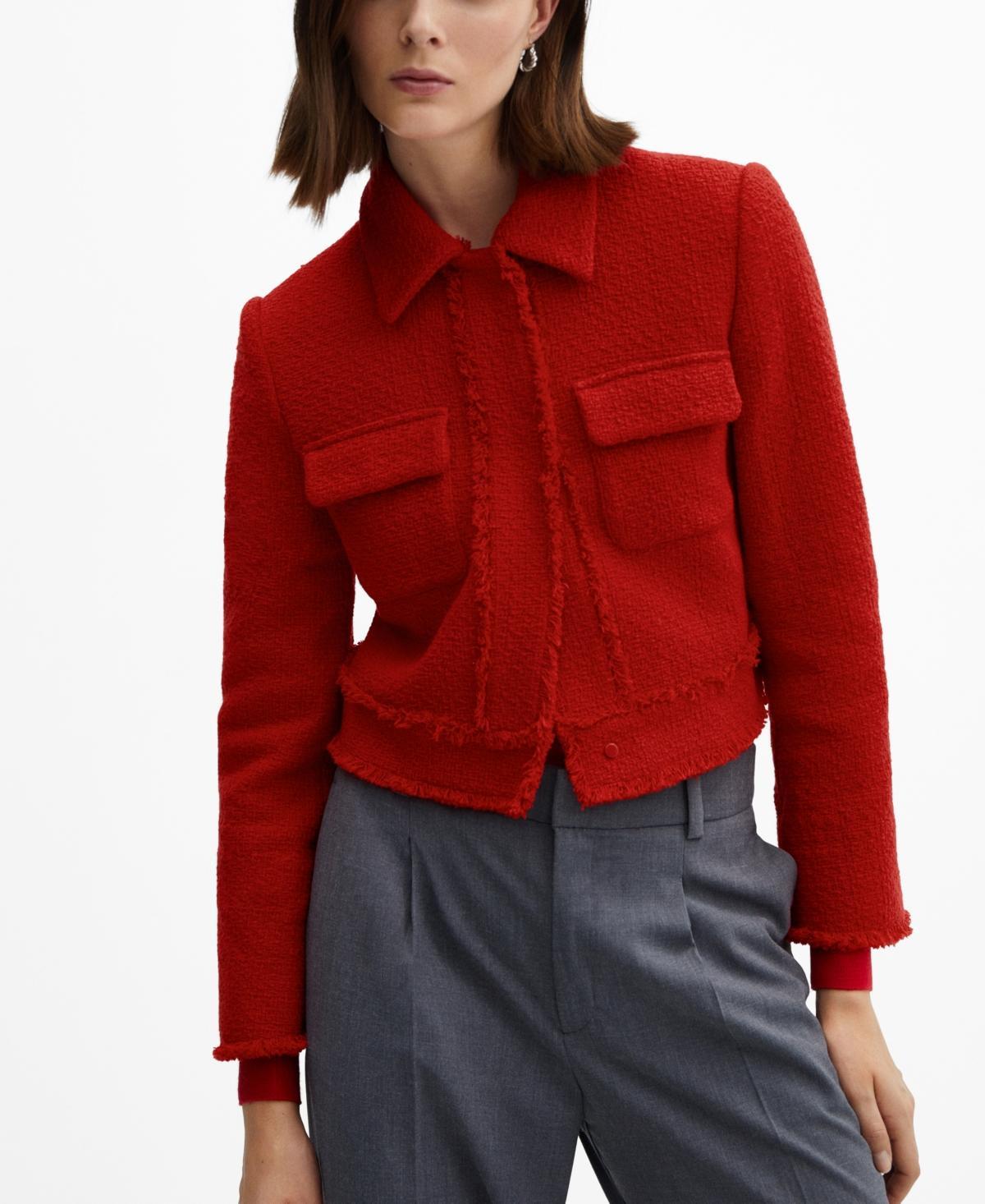 Women's Crop Tweed Jacket Product Image