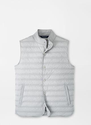 Peter Millar Mens Regent Vest | Color: Gale Grey | Size: L Product Image