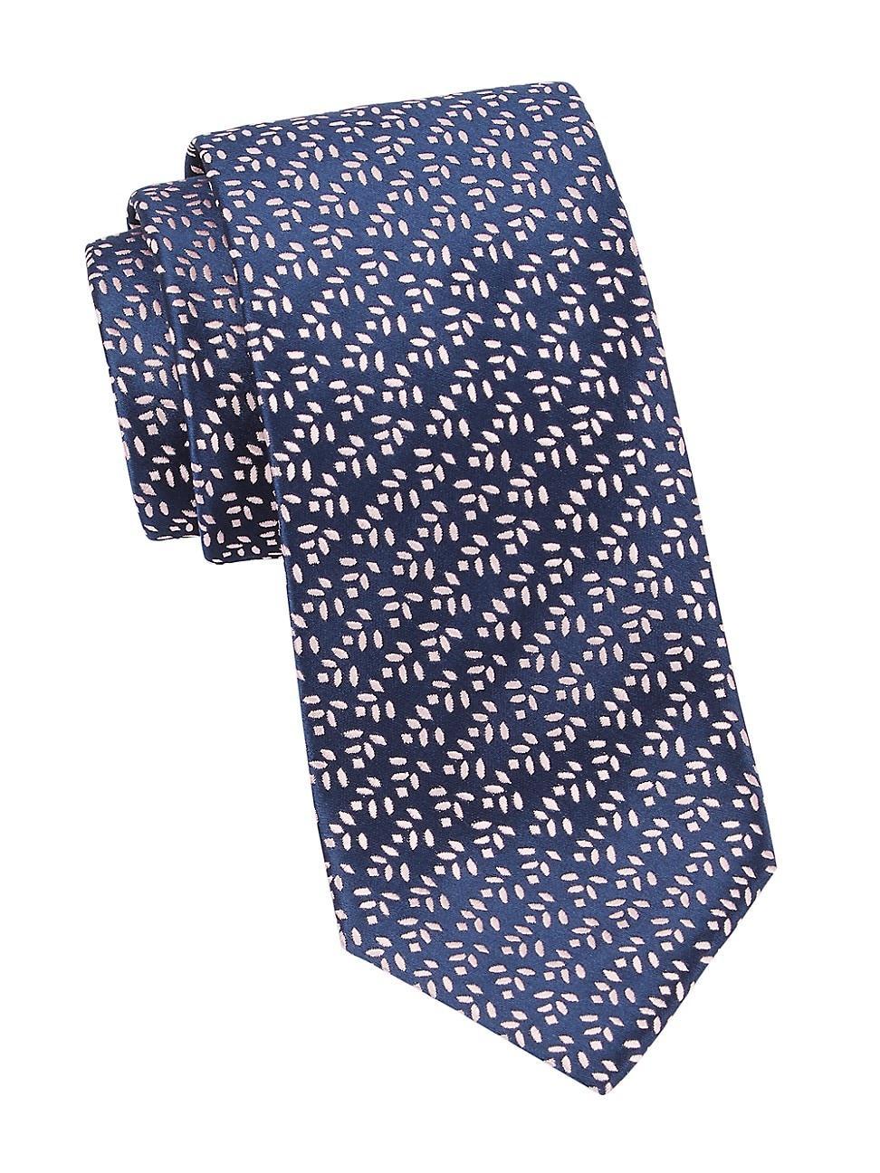 Mens Leaf Woven Silk Tie Product Image