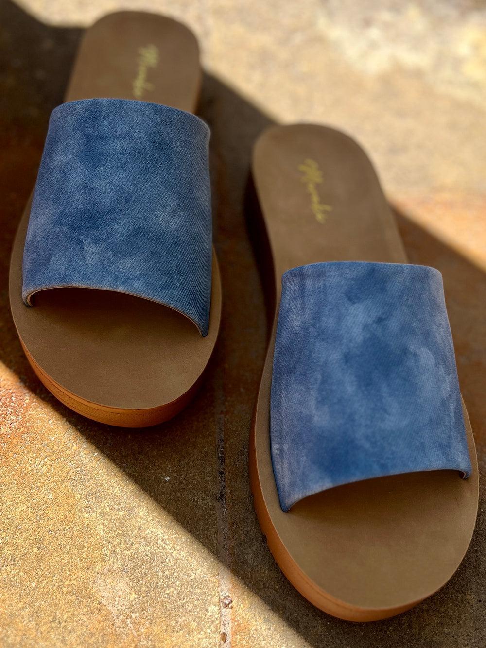 Vera Denim Slides* Product Image