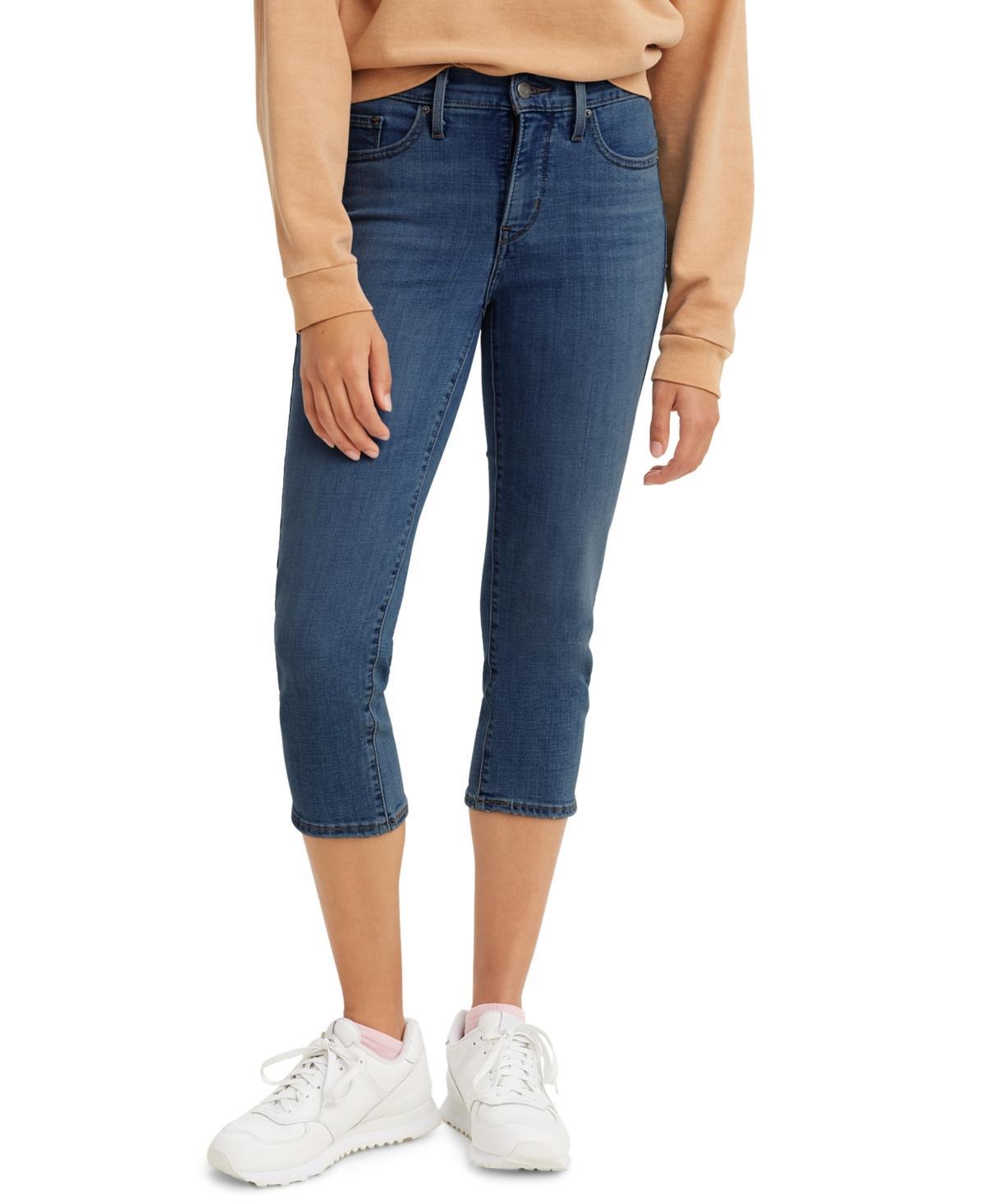 Levis 311 Shaping Skinny Mid Rise Capri Pants Product Image