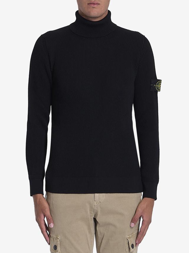 STONE ISLAND Maglia Clothing In Black Product Image