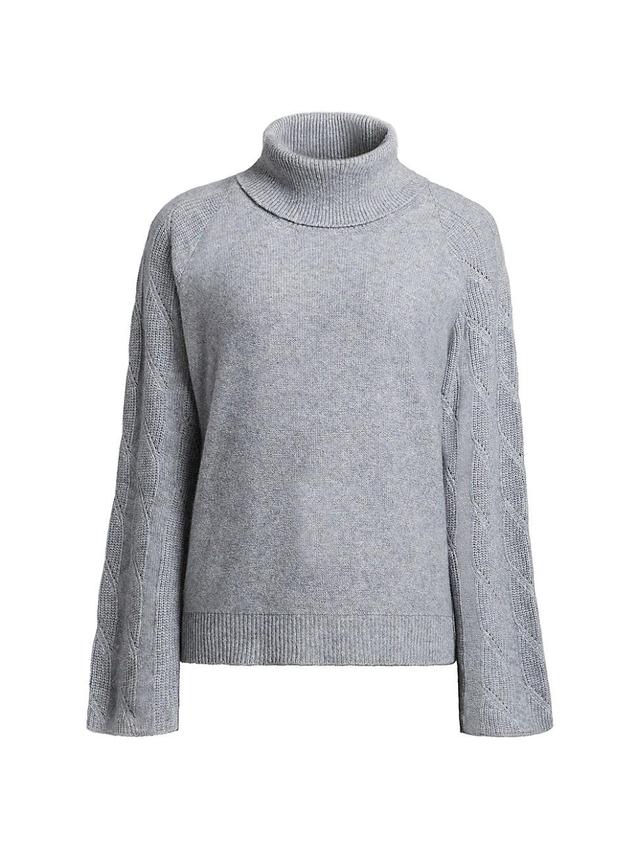 Womens Mohair-Blend Turtleneck Sweater Product Image