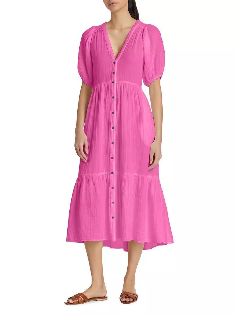 Lennox Cotton Midi-Dress Product Image