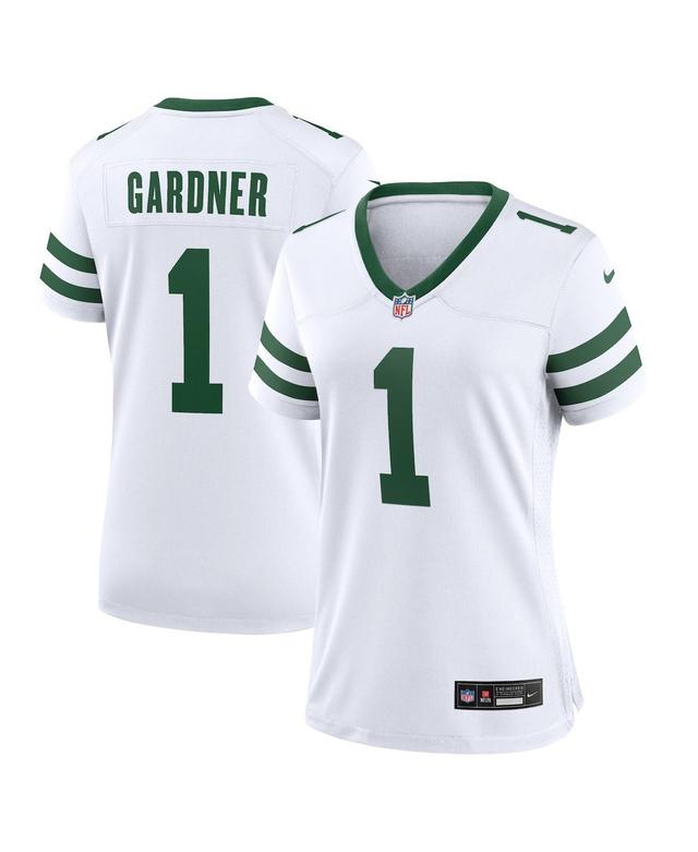 Womens Nike Ahmad Sauce Gardner White New York Jets Legacy Player Game Jersey - White Product Image