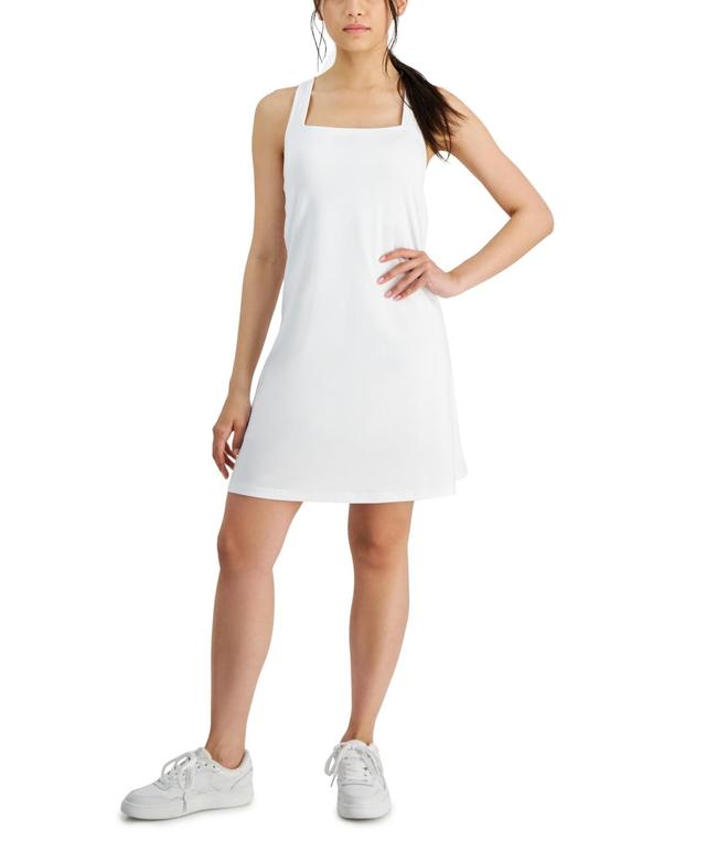 Id Ideology Womens Performance Square-Neck Dress, Created for Macys Product Image