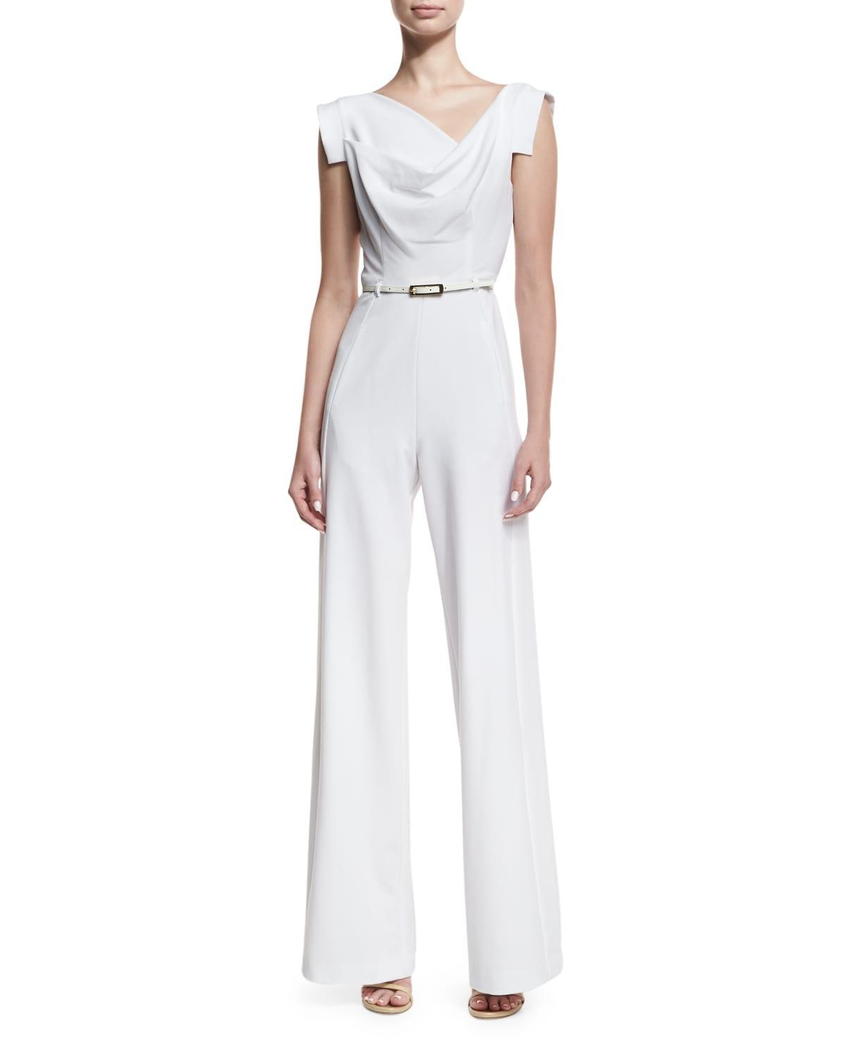 Womens Jackie Asymmetric Belted Jumpsuit Product Image