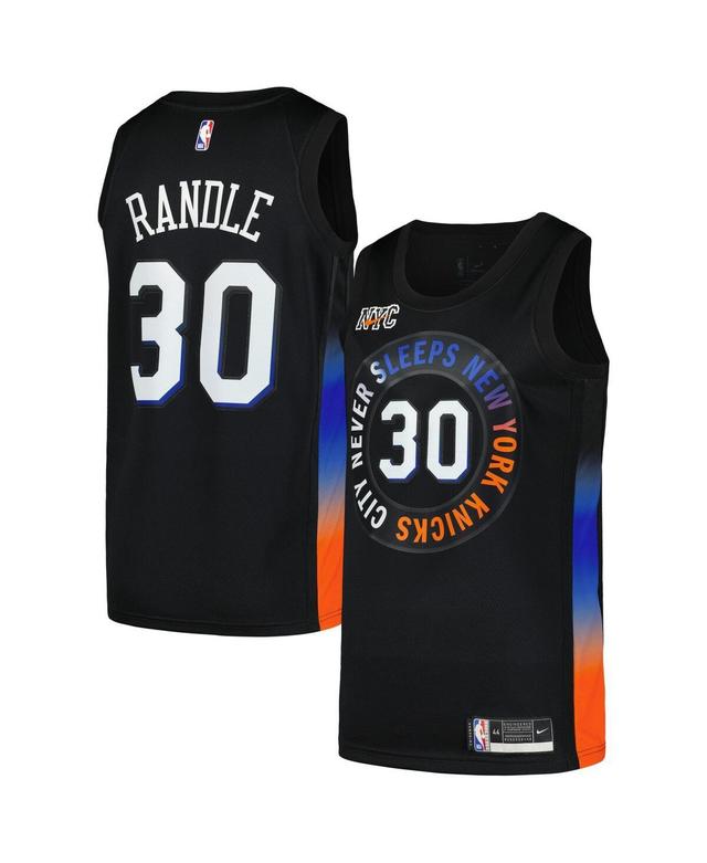 Nike Mens Julius Randle Black New York Knicks Swingman Player Jersey - City Edition - Black Product Image