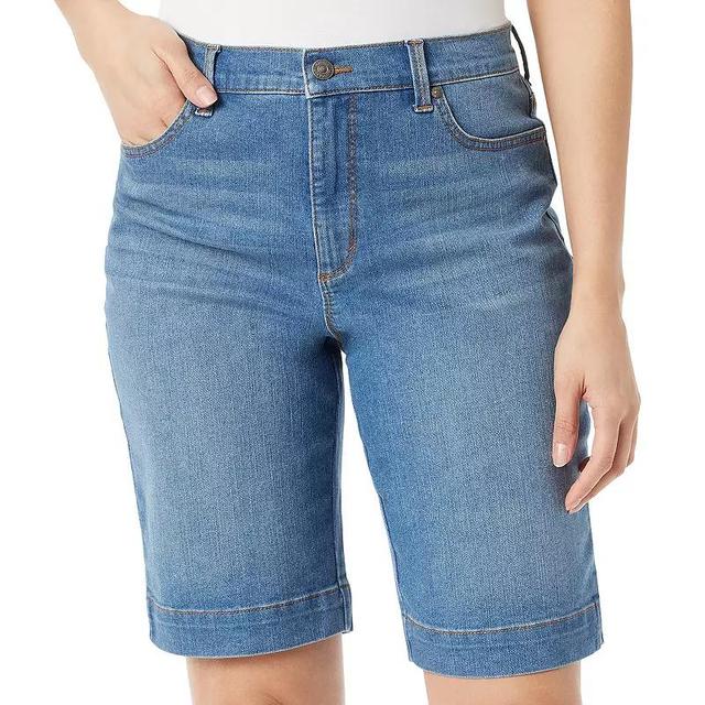 Womens Gloria Vanderbilt Amanda Bermuda Jean Shorts Product Image