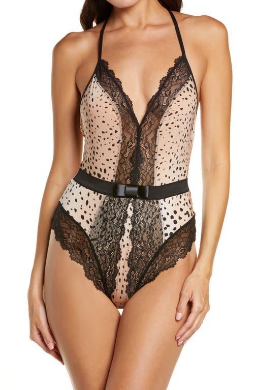 Cassandra Lace Thong Deep V Product Image