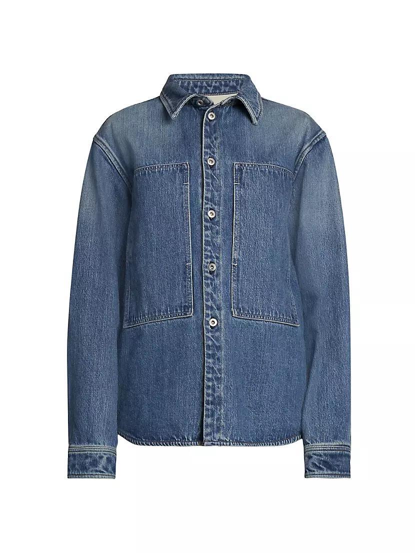 Relaxed Fit Denim Shirt Product Image