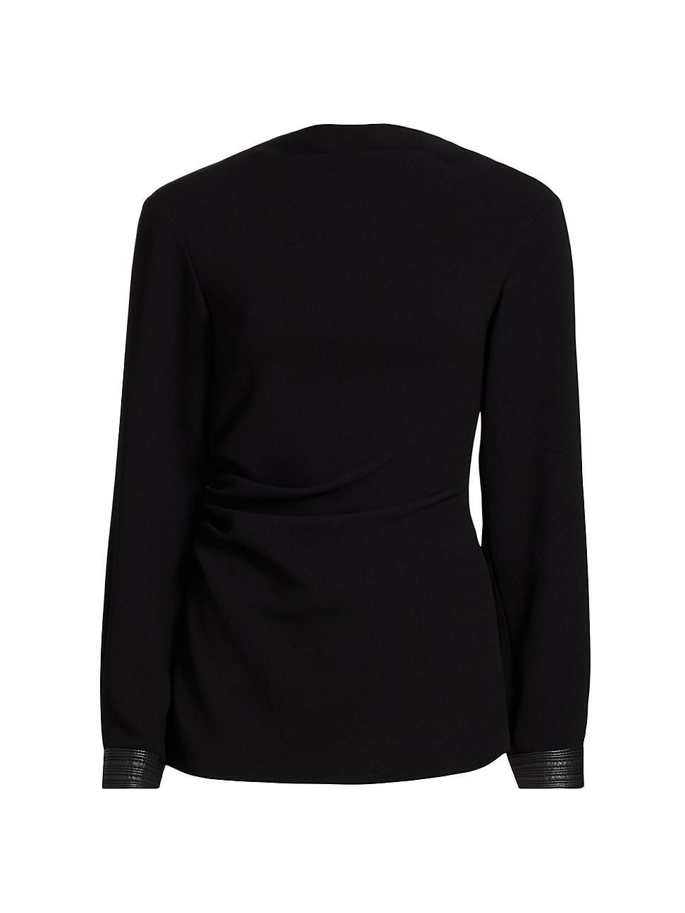 Womens Alexis Ruched Matte Viscose Top product image